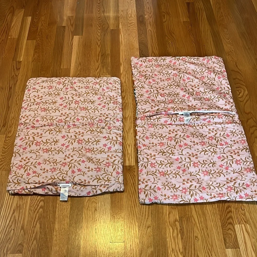 Anthropologie Averill Organic Cotton Printed Shams (1 King & 1 Standard) NEW
